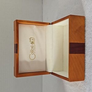 Colibri of London Unisex Jewelry Two Tone Wooden Hinged Box